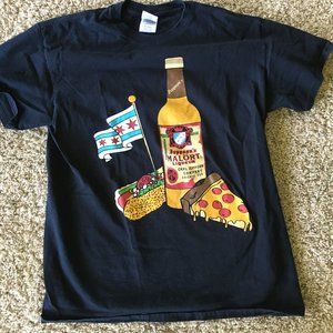 Chicago Icons and Flag T-Shirt